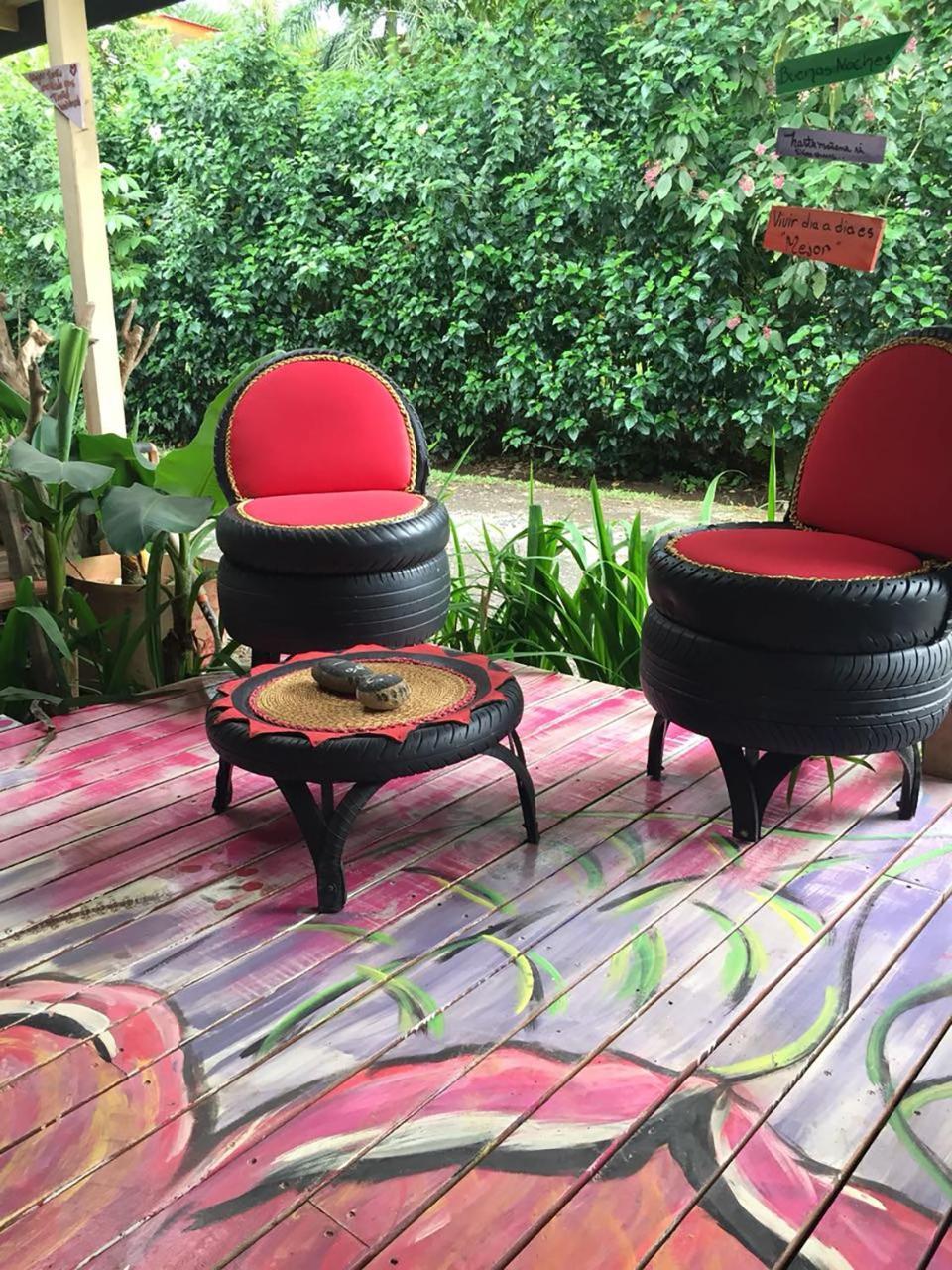 Wood House Hostel La Fortuna Bagian luar foto